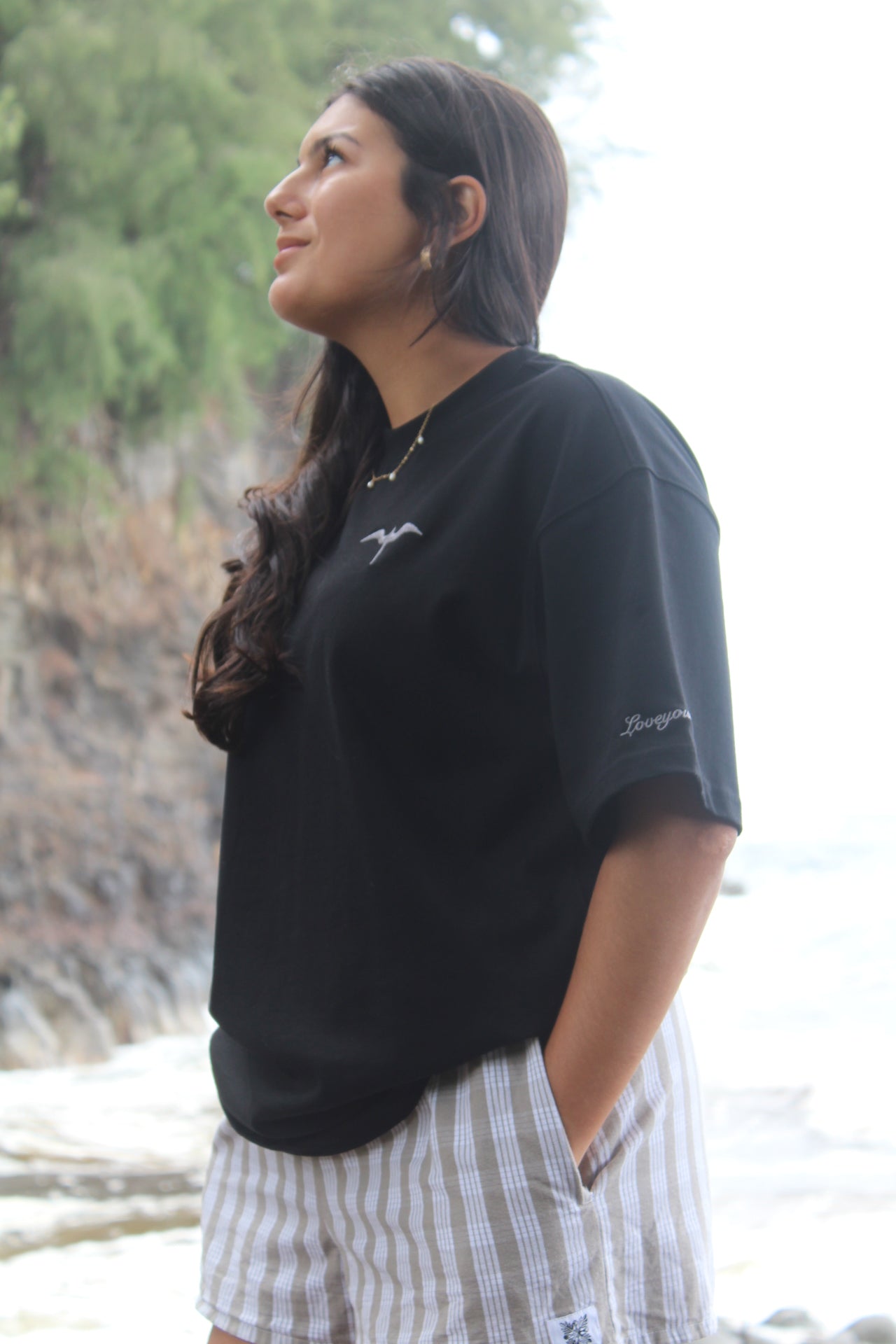 PRE-ORDER Pray About It Oversized Tee - Black
